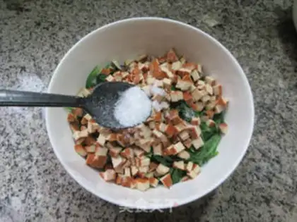 Make Garlic fans steaming doll food step 4