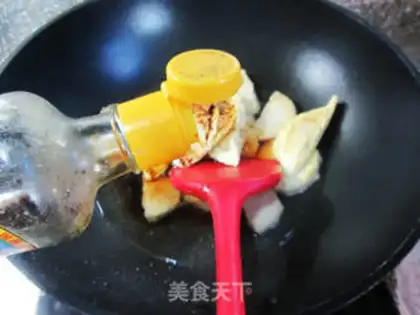 Make Egg dumplings, veggie chickens step 4