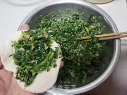 Make The green mushroom bun step 7