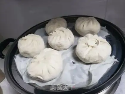 Make The green mushroom bun step 9