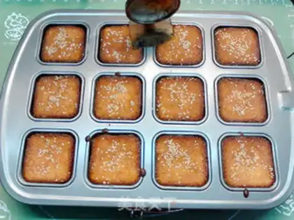 Make Taste sesame cake step 15