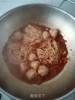 Make Tomatofish noodles step 6