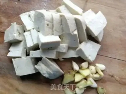 Make Tofu with mushrooms step 2