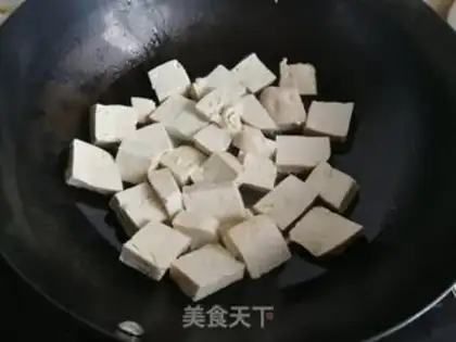 Make Tofu with mushrooms step 3