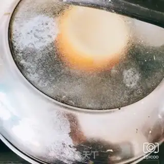 Make Orange steamed eggs step 5