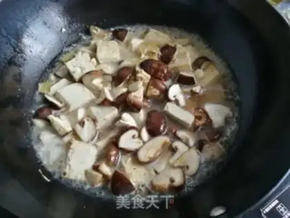Make Tofu with mushrooms step 5