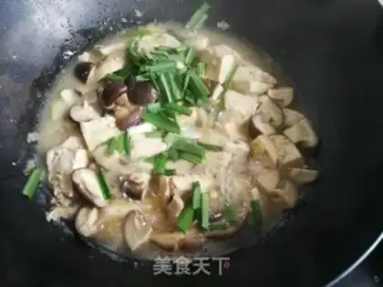 Make Tofu with mushrooms step 6