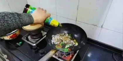 Make Mushroom fried meat step 8
