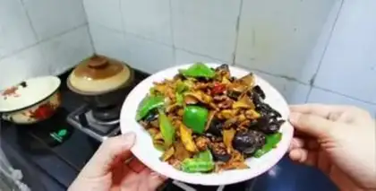 Make Mushroom fried meat step 12