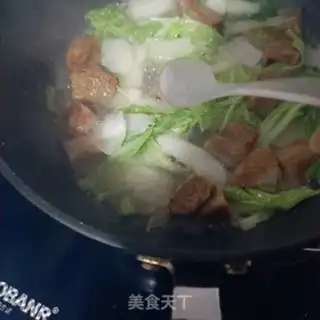 Make Garlic cabbage and tofu step 9