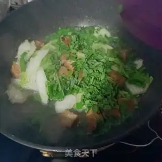 Make Garlic cabbage and tofu step 10