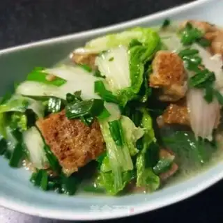 Make Garlic cabbage and tofu step 12