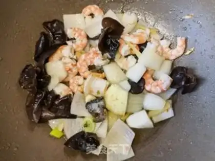 Make Shrimp onions step 8
