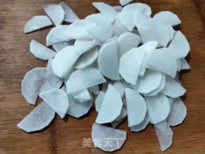 Make Sour radish step 1