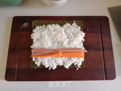 Make Seat sushi step 4