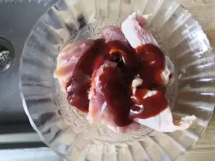 Make Orléans chicken-legged rice step 2