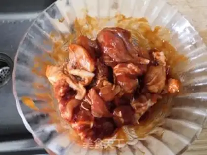 Make Orléans chicken-legged rice step 3
