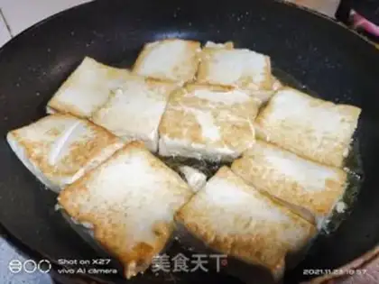 Make Tofu fried herring step 2