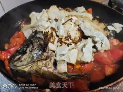 Make Tofu fried herring step 3