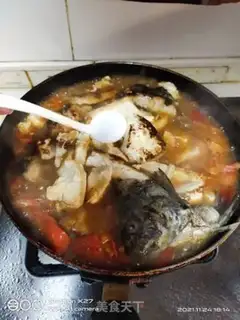 Make Tofu fried herring step 5