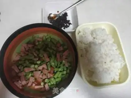 Make Ham, beans, rice step 0