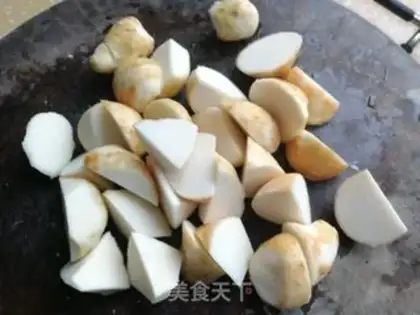 Make radish hair step 2