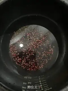 Make Red bean, black rice congee step 3