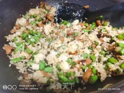 Make Ham, beans, rice step 4