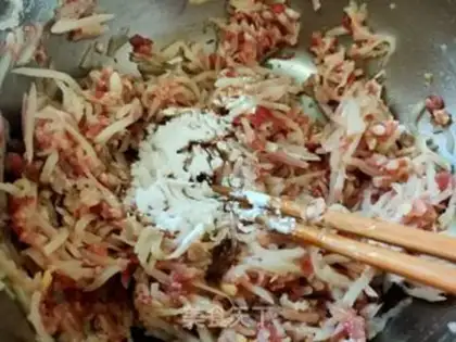 Make Pork radish balls step 7