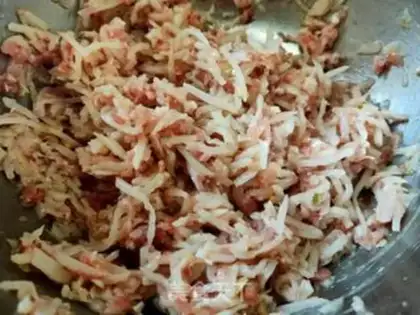 Make Pork radish balls step 8