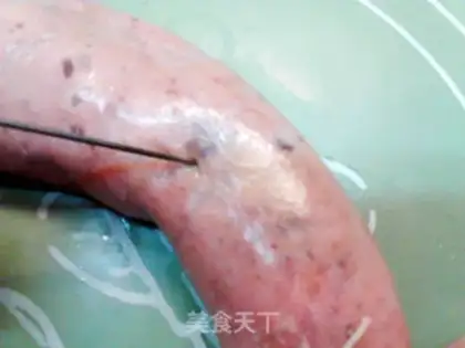 Make Mushroom pig sausage step 15