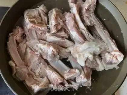 Make Fresh soup lamb chops step 3