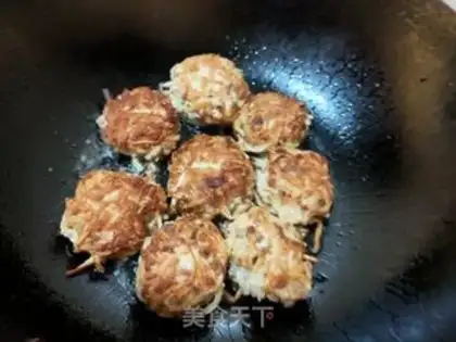 Make Pork radish balls step 10