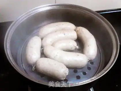 Make Mushroom pig sausage step 17