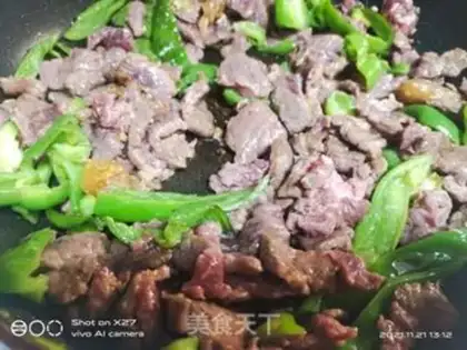Make Pepper beef step 2