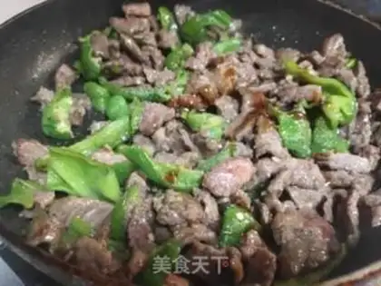 Make Pepper beef step 4
