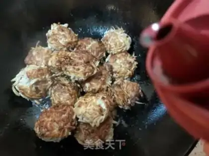 Make Pork radish balls step 15