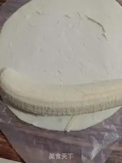 Make Banana souffle step 1