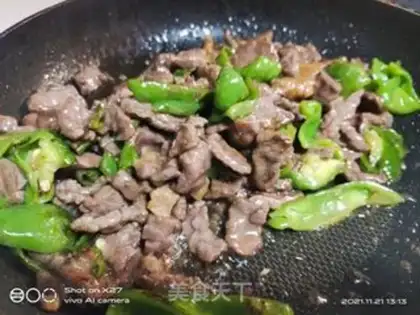 Make Pepper beef step 5