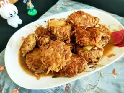 Make Pork radish balls step 19