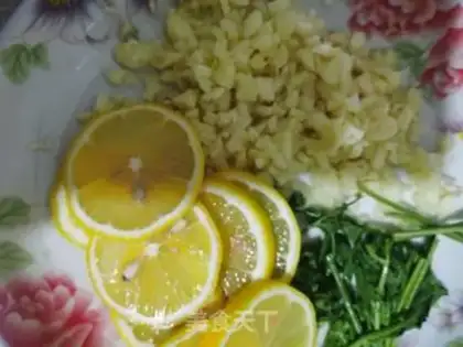 Make Sour lemon pig hoof step 0