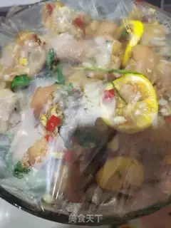 Make Sour lemon pig hoof step 6