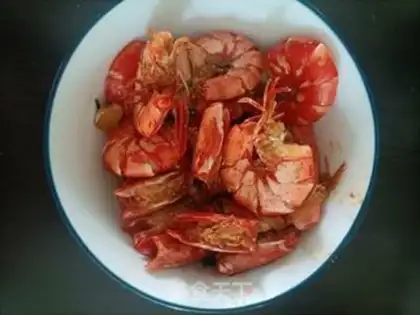 Make Nine knots of shrimp step 9