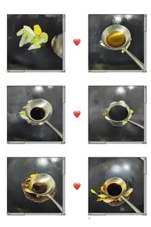 Make Red duck tongue step 2