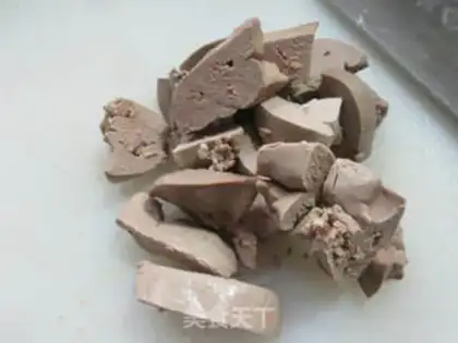 Make Duck liver and cabbage step 1