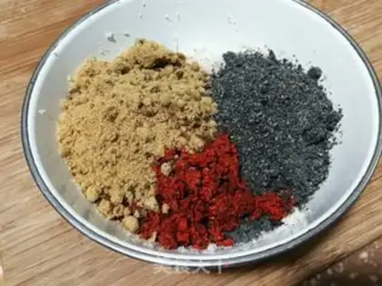 Make Cinnamon sesame sugar step 1