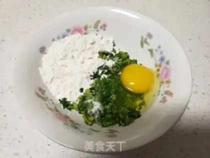 Make Chicken egg pancakes step 3