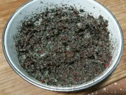 Make Cinnamon sesame sugar step 2