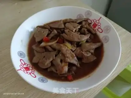 Make Spicy fried liver step 6