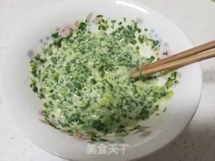 Make Chicken egg pancakes step 4